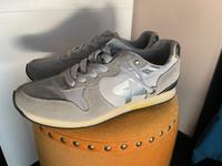 Replay Sneaker beige grau weiß Silber metallic Leder Nylon 38 Hessen - Seligenstadt Vorschau