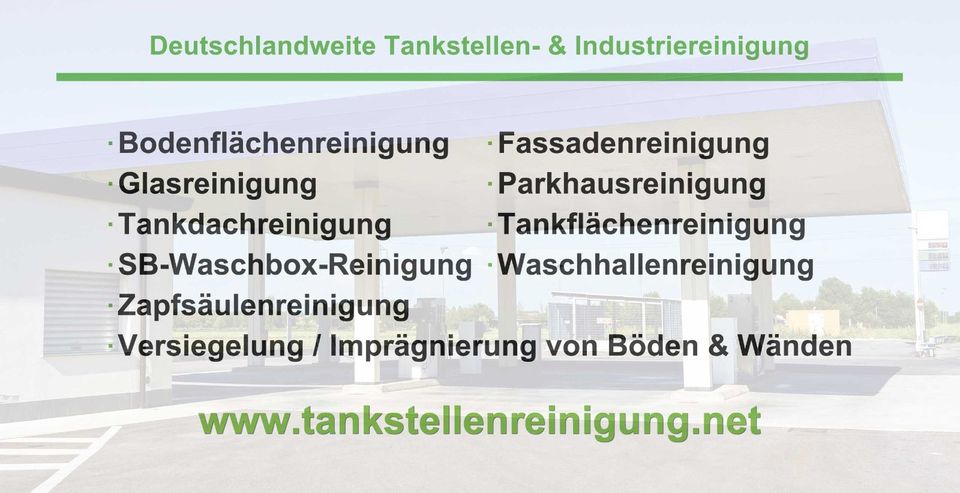 Tankstellenservice Gebäudereiniger Hausmeister Industriereiniger in Bielefeld