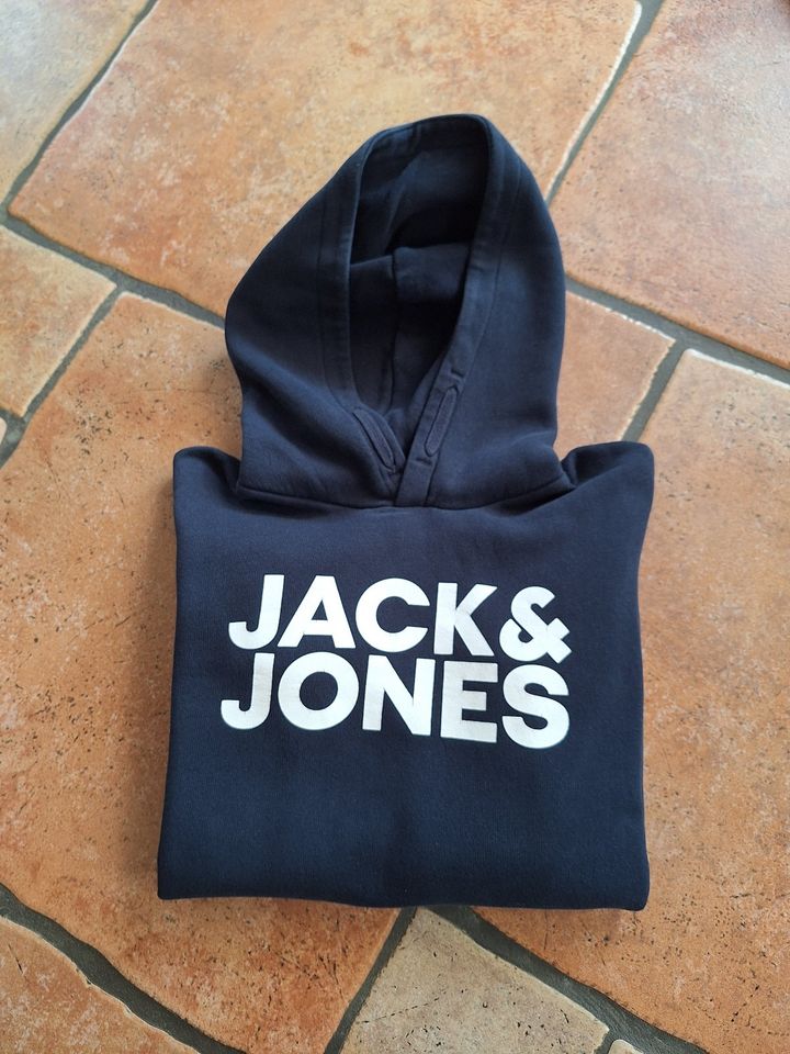 Jack & Jones Hoodie dunkelblau Jungen, Größe 164 in Lippstadt