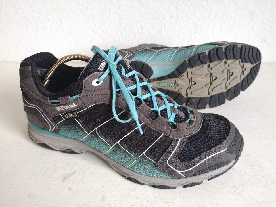 Damen Wander Schuhe MEINDL X-SO 30 GTX Surround Gr 42 UK 8 türkis in Erkrath