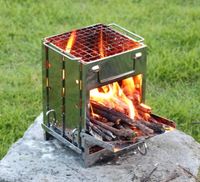 Klappbar Campingkocher Holzofen Kocher Camping Ofen BBQ Grill Hessen - Bebra Vorschau