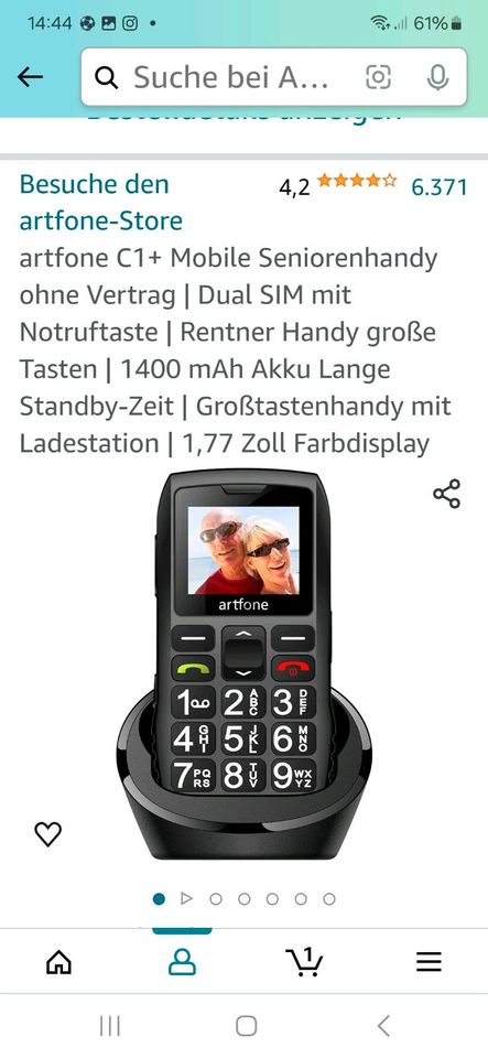 Seniorenhandy, Seniorentelefon in Mönchengladbach