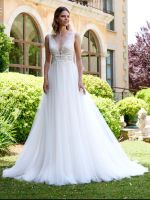 Brautkleid ivory blush Spitze Neu Bianco Evento Gr. 38 Nordrhein-Westfalen - Dinslaken Vorschau