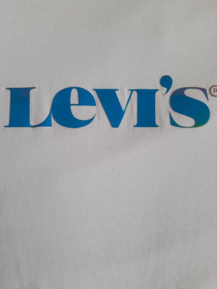 Levis Tshirt weiß L in Freinsheim