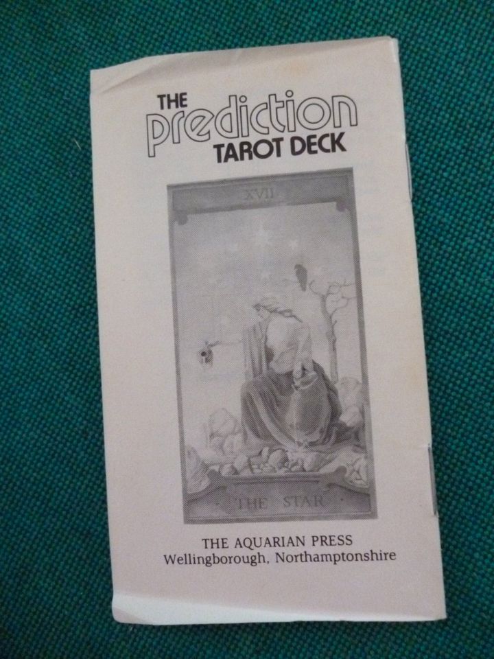 The Prediction Tarot Deck 1985 Neu in Alpenrod