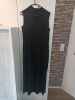 Langes Kleid japanischer Stil Gr. 40 schwarz Blütenmuster Nordrhein-Westfalen - Borchen Vorschau