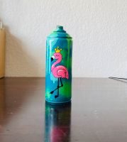 Bemalte Graffiti Dose Kanne Sprühdose mit Flamingo Motiv Deko Sachsen-Anhalt - Magdeburg Vorschau