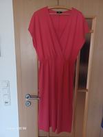Damen Sommerkleid mit V-Ausschnitt und Schlitz orange/rot Rheinland-Pfalz - Bingen Vorschau