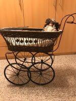 Rattan Puppenwagen und Porzellanpuppe Dortmund - Innenstadt-Nord Vorschau