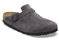 Birkenstock Boston Velvet Grey 39 schmal München - Maxvorstadt Vorschau