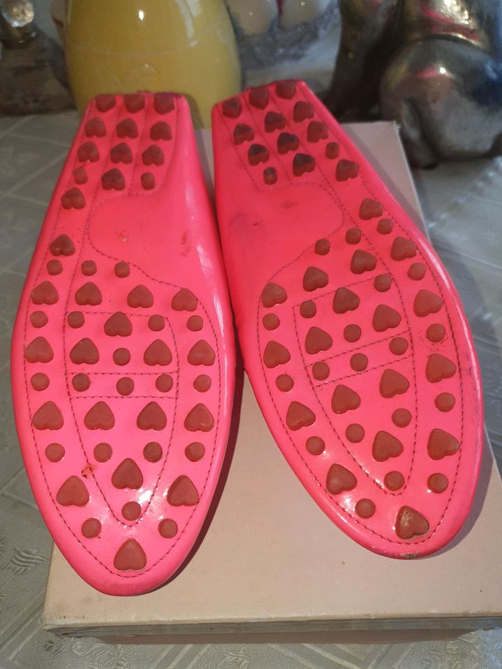 Escada Loafer Mokassins Pink35,5 Lack Leder Kinder Mädchen h in Stakendorf