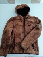 Jack Wolfskin Jacke mit Kapuze Gr. M 40 braun Wildlederimitat Kr. Altötting - Töging am Inn Vorschau
