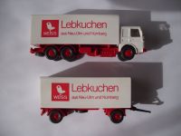 Wiking H0 MAN Koffer LKW mit Anhänger „Weiss Lebkuchen“ Nordrhein-Westfalen - Detmold Vorschau