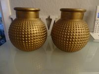 2x vase blumenvase dekovase bronse rund gold glasvase Nordrhein-Westfalen - Siegen Vorschau