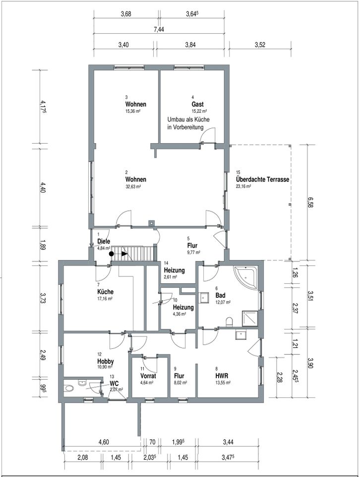 +++ Pferdefreunde aufgepasst! Überwiegend modernisierter Resthof mit ca 1.46 ha Land und Reitplatz! +++ in Uplengen