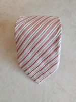 Krawatte Hugo Boss 100% Seide weiß rosa pink Baden-Württemberg - Ubstadt-Weiher Vorschau