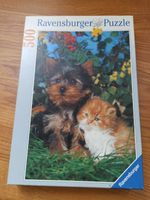 Puzzle 500 Teile, Hund und Katze, Ravensburger, Tiere Niedersachsen - Northeim Vorschau