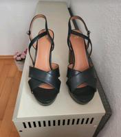 Schwarze High Heels mit Blockabsatz, Gr. 40 Bayern - Kleinwallstadt Vorschau