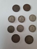 Münzen, 2, 5 und 10 Pfennig, 1875-1898 Thüringen - Kölleda Vorschau