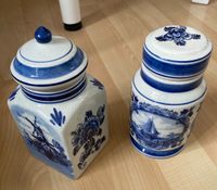 Teedosen aus Keramik weiß/blau Baden-Württemberg - Ostfildern Vorschau