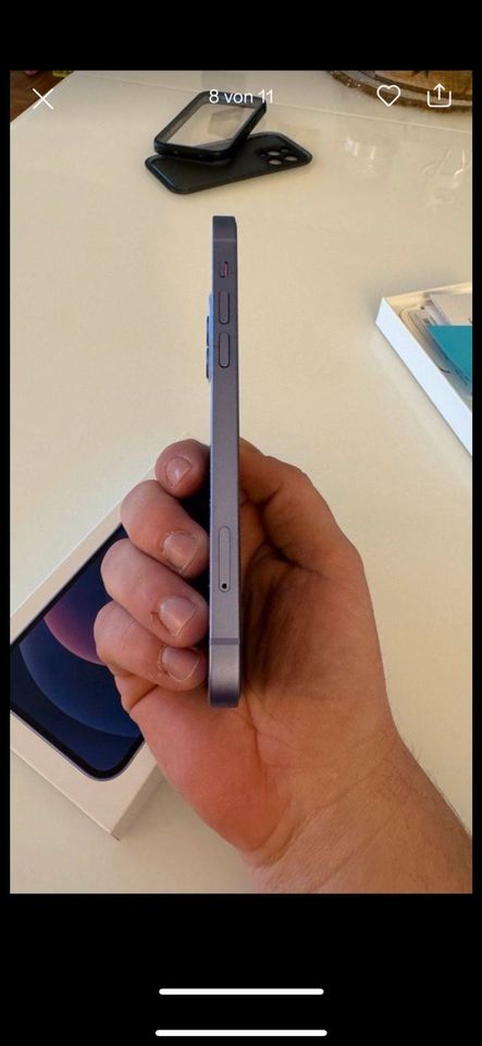 iPhone 12 Purple 256GB Top Zustand no Samsung in Merzig