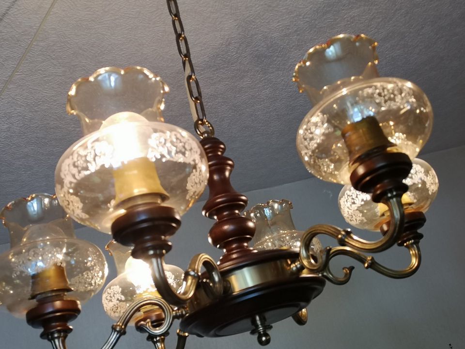 Kronleuchter Wohnzimmerlampe Vintage in Coesfeld