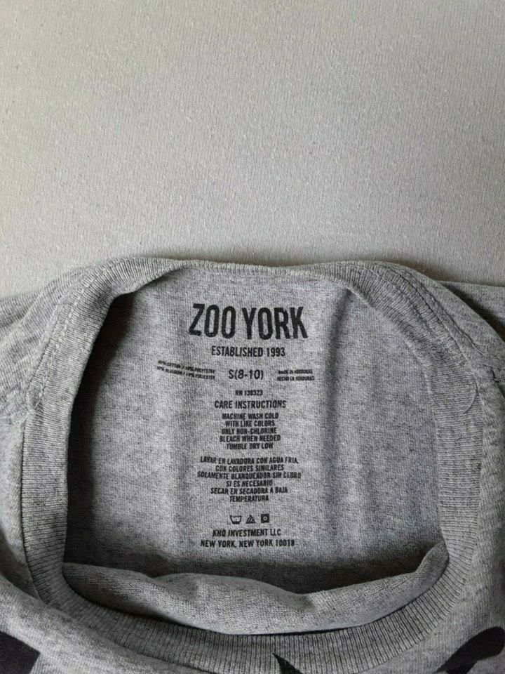 Zoo York T-Shirt grau Gr. S (8-10) 152 in Baiersdorf