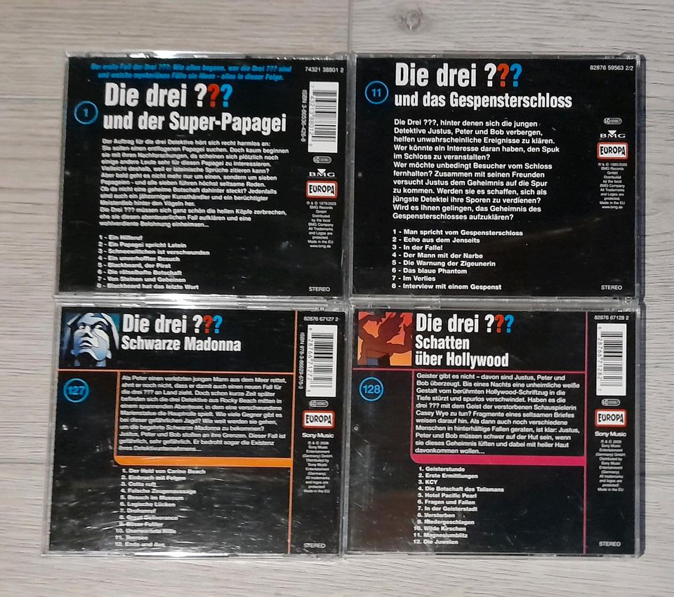 Die drei Fragezeichen ???  4 CD's in Burladingen