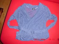 Jäckchen Blazer Cardigan blau meliert auch zum Knoten Bluse Leipzig - Leipzig, Zentrum-Ost Vorschau