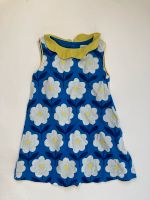 Mini Boden Kleid Leinen Baumwolle blau mit weißen Blumen 110 Bayern - Fürth Vorschau