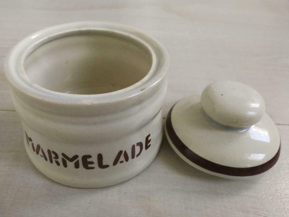 DDR Marmelade Dose mit Deckel 1979 in Wittichenau