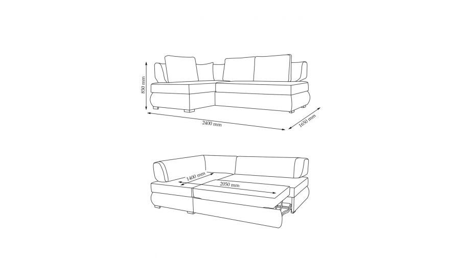 Ecksofa Europa UD. Konstanta Möbelhaus in Berlin