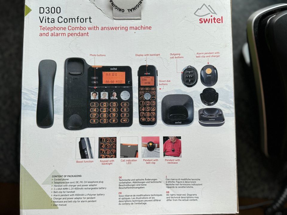Seniorentelefon switel D300 Vita Comfort in Lamspringe