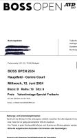 2 Tickets, BOSS OPEN (Stuttgart) Hauptfeld Block B Baden-Württemberg - Bietigheim-Bissingen Vorschau