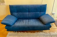 Sofa Couch zweisitzig, Alkantara blau Hessen - Mücke Vorschau