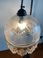 Messinglampe Vintage | Stehleuchte | Glasschirm | Glasperlen Niedersachsen - Braunschweig Vorschau