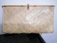 Vintage Handtasche original aus den 50er Jahren, Creme/Gold Nordrhein-Westfalen - Hürth Vorschau