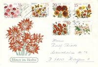 FDC DDR 2737-2742 Herbstblumen Anemone Studentenblume Mittagsgold Nordrhein-Westfalen - Kamen Vorschau