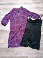 Kleid von EDC Gr. 42 Unterkleid lila schwarz Bayern - Poppenhausen Vorschau