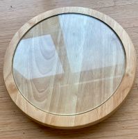 Käseplatte Holz/ Glas drehbar Frankfurt am Main - Gallusviertel Vorschau