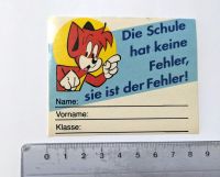 Sticker, Aufkleber Fix & Foxi SCHULE 1980/90er-Jahre Rolf Kauka Nordrhein-Westfalen - Paderborn Vorschau