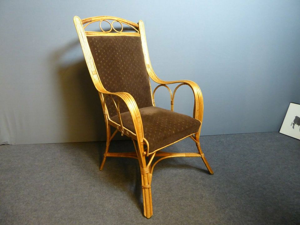 Filigraner Korbsessel - um 1900 - Rattan - in Bremerhaven