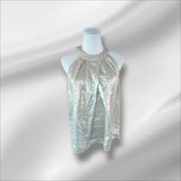 Neckholder Top Damen Größe M Metallic Gold Niedersachsen - Marschacht Vorschau