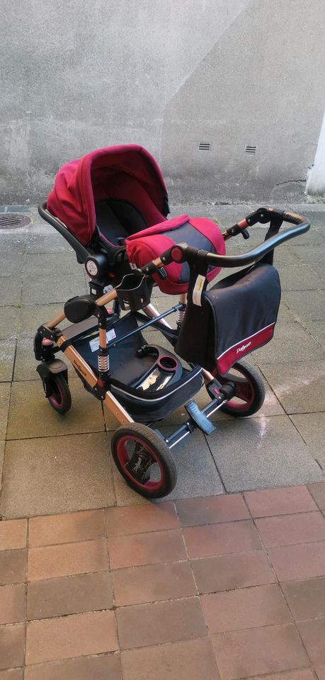 Kinderwagen Buggy mit Autoschale Babyschale in Mülheim (Ruhr)