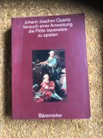 Quantz: Versuch einer Anweisung die Flöte traversiere zu spielen Harburg - Hamburg Hausbruch Vorschau