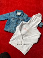 Zwei teile Mödchen Größe 116 Jeans Jacke und Sweatshirt Bayern - Buchhofen Vorschau