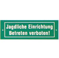 Schild "Jagdliche Einrichtung“ Jagd Baden-Württemberg - Forchtenberg Vorschau