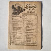 Orig Fahrplan 1948 Kursbuch Bundesbahn Ruhrgebiet DB Westfalen Thüringen - Nordhausen Vorschau