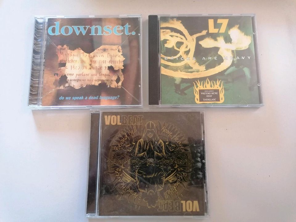 Downset. Volbeat L7 CD Sammlung bundle box in Pegnitz