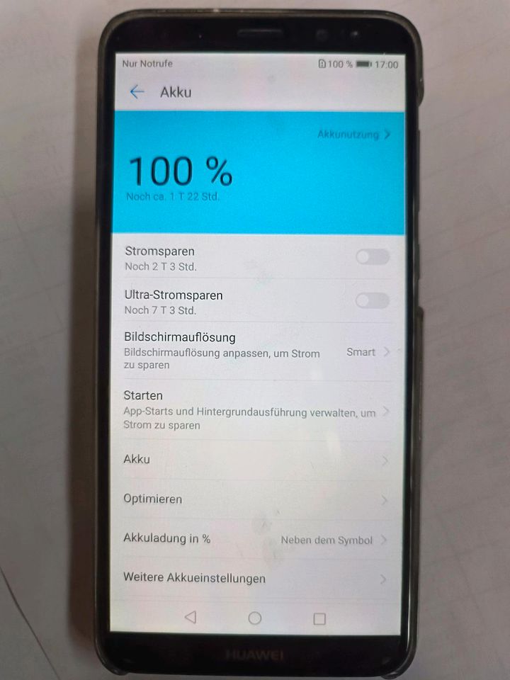 Huawei Mate 10 Lite 64 GB 4 GB RAM Schutzdisplay und Schutzhülle in Nürtingen